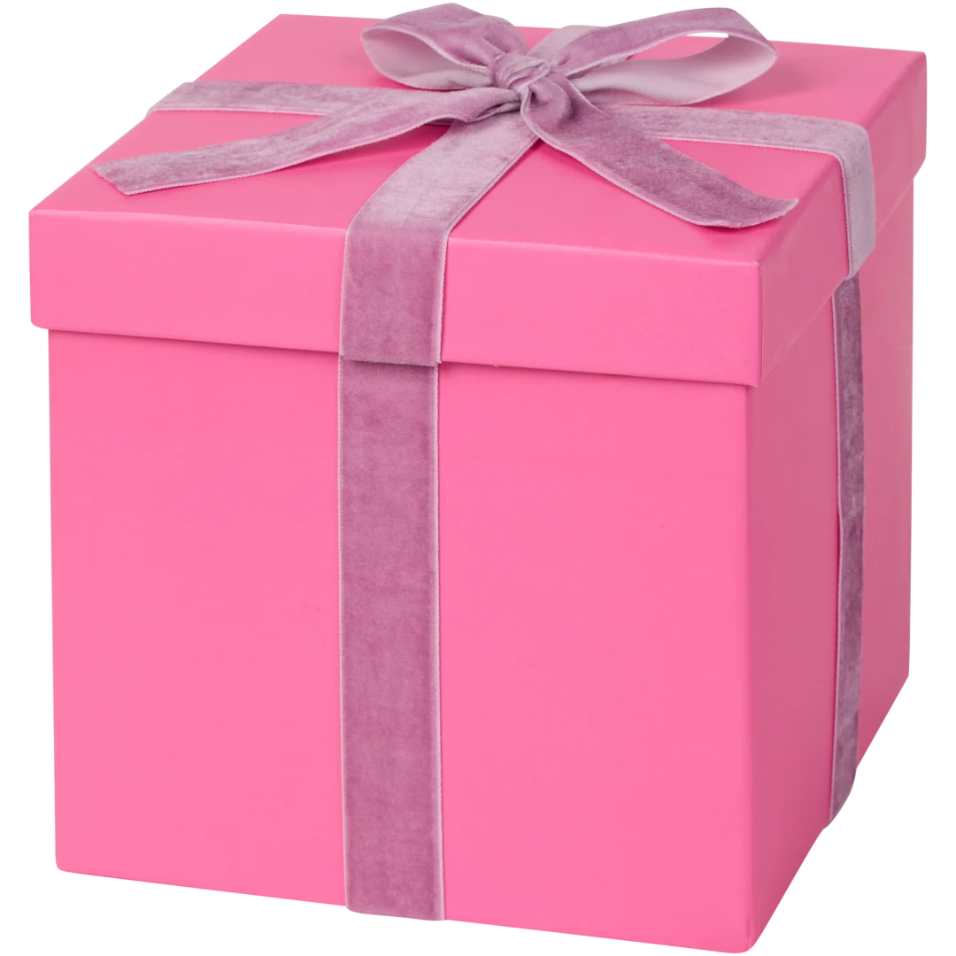 Scatola regalo con nastro