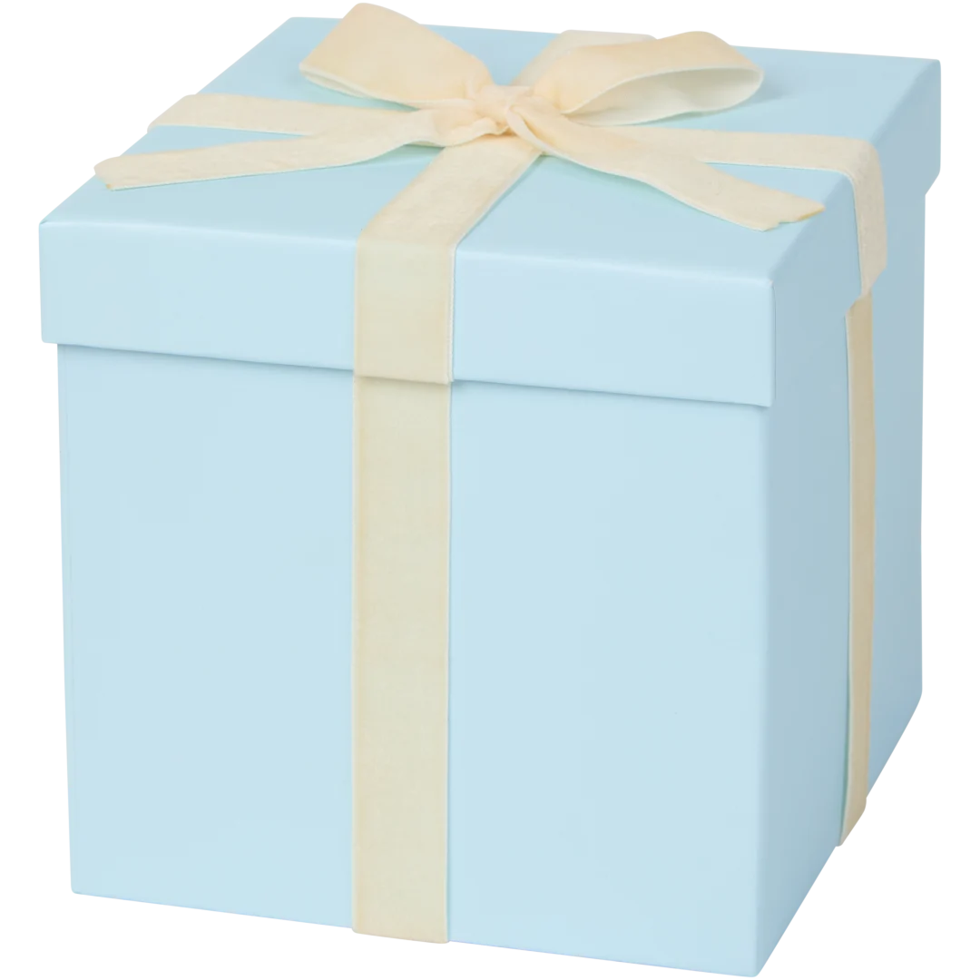 Scatola regalo con nastro