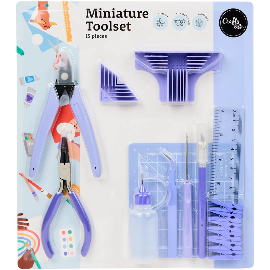 Crafts & Co Miniatur-Werkzeugset 2