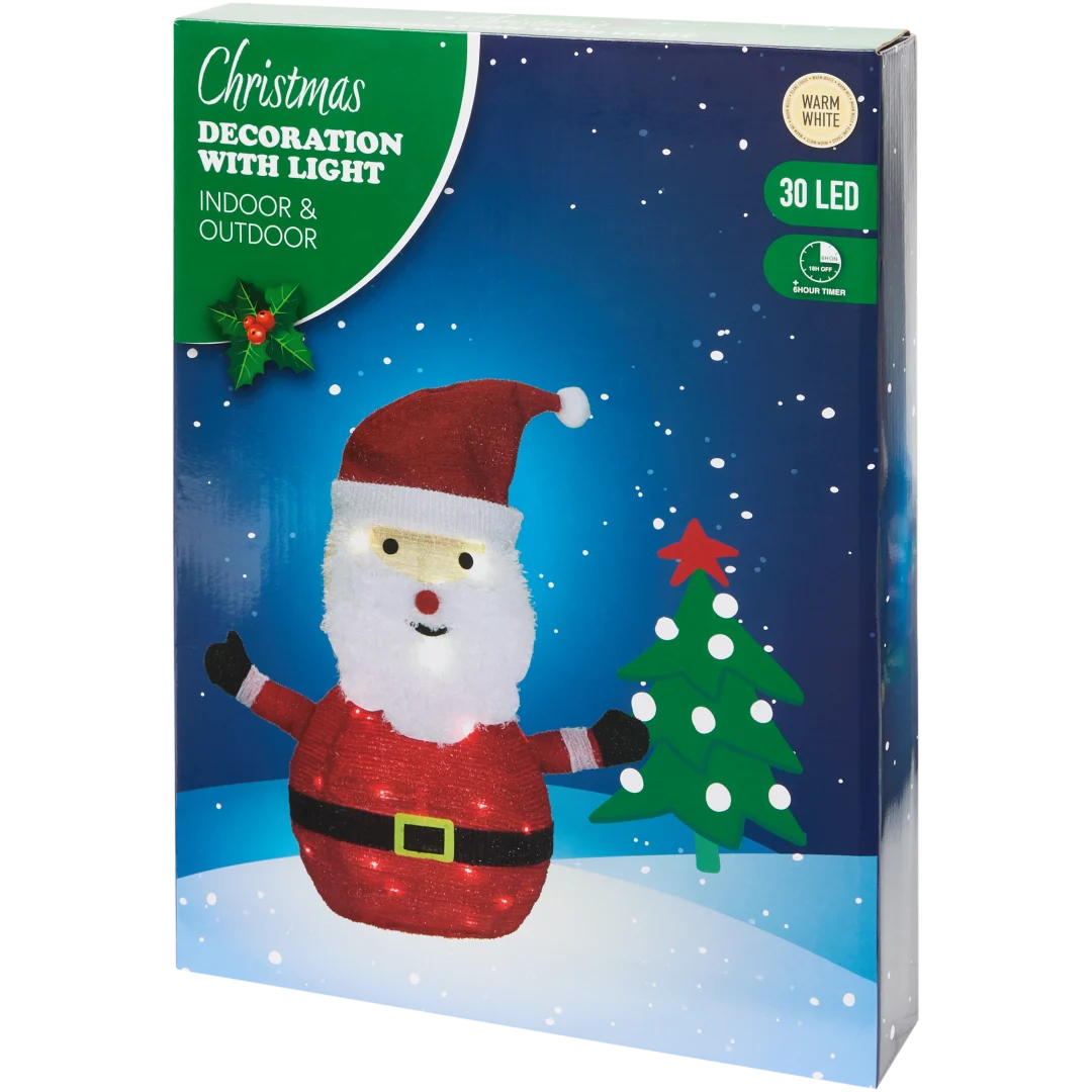Figura de Natal com luz