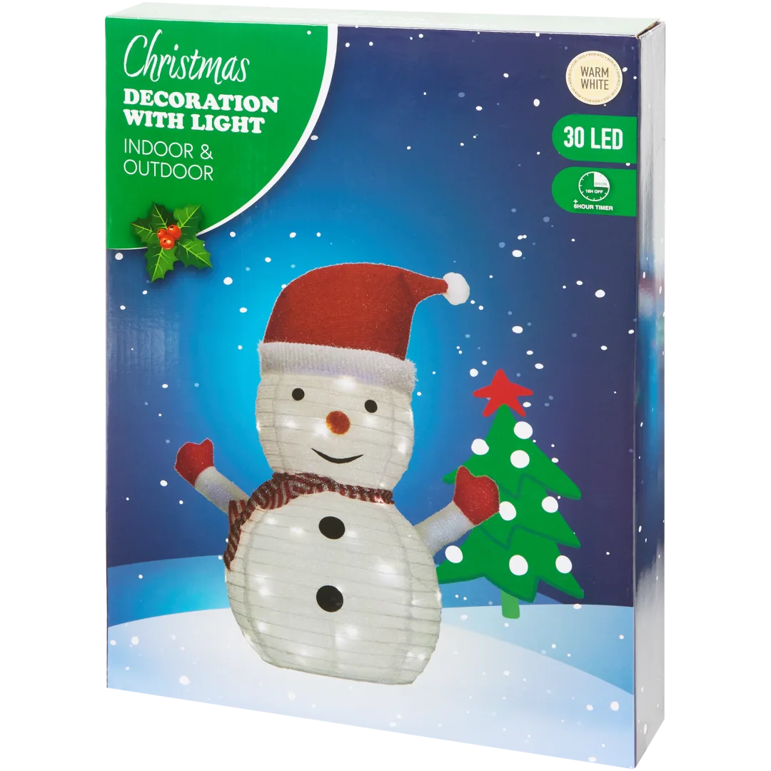 Kerstfiguur met licht