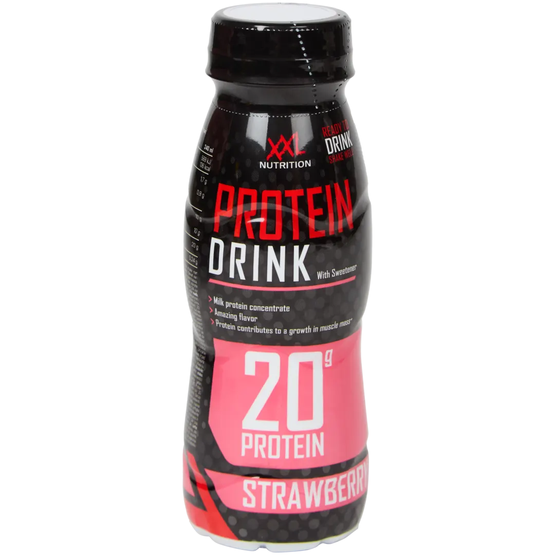 XXL Nutrition proteïne milkshake Aardbei 1