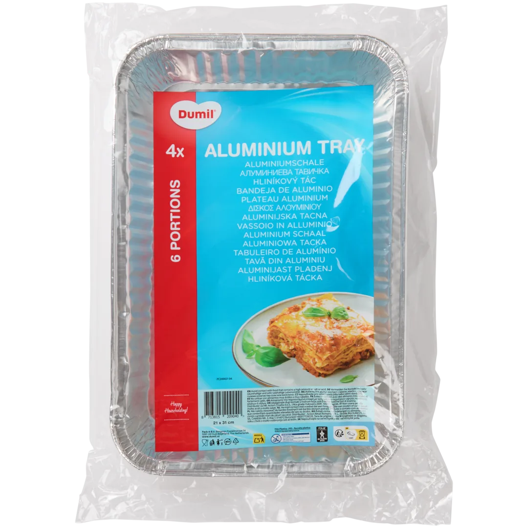 Bandeja de aluminio Dumil 2