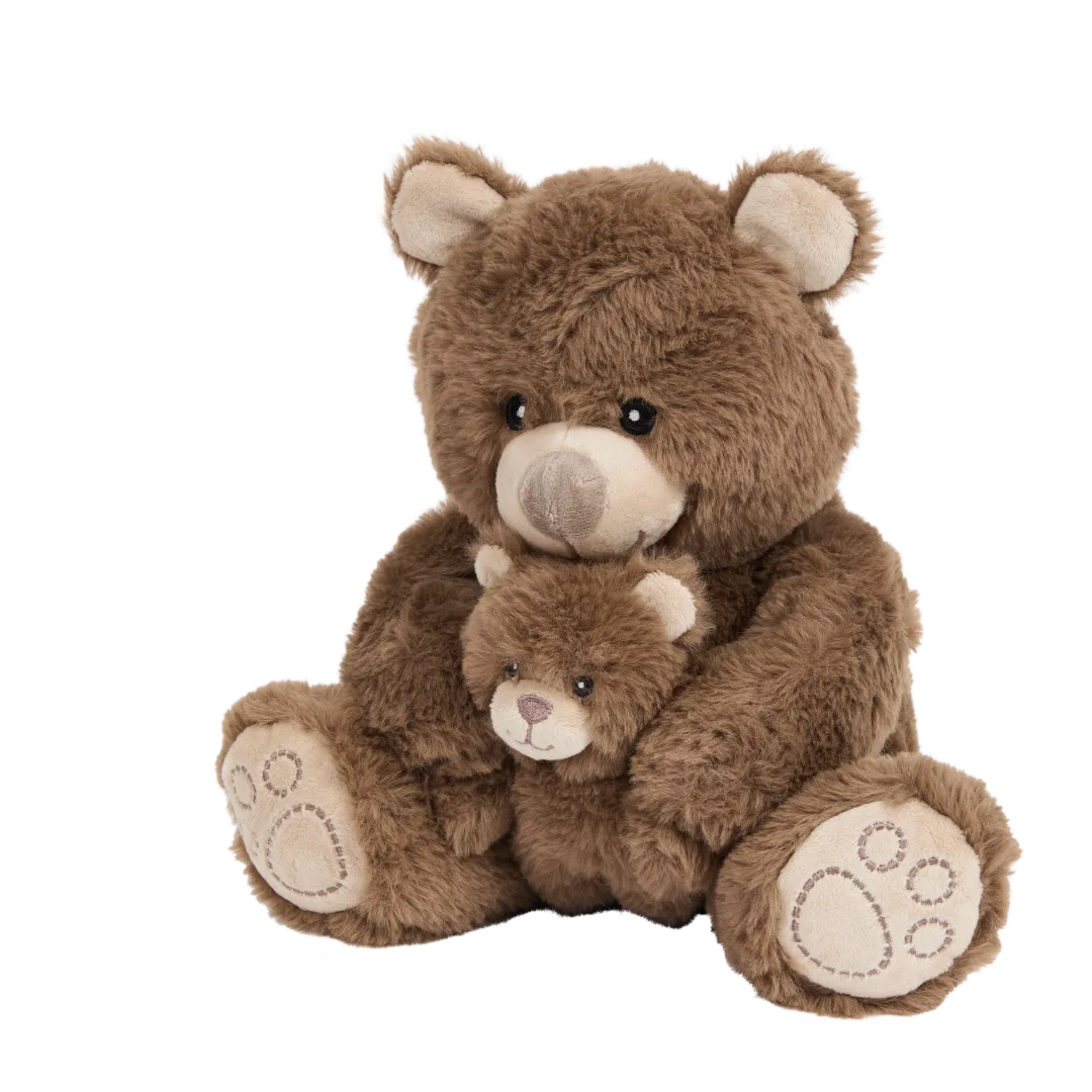 Doudou en peluche avec bébé