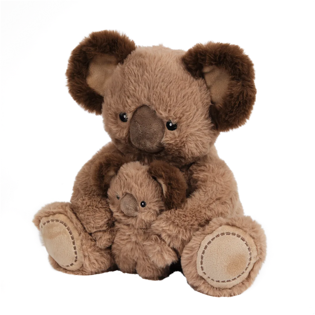 Doudou en peluche avec bébé