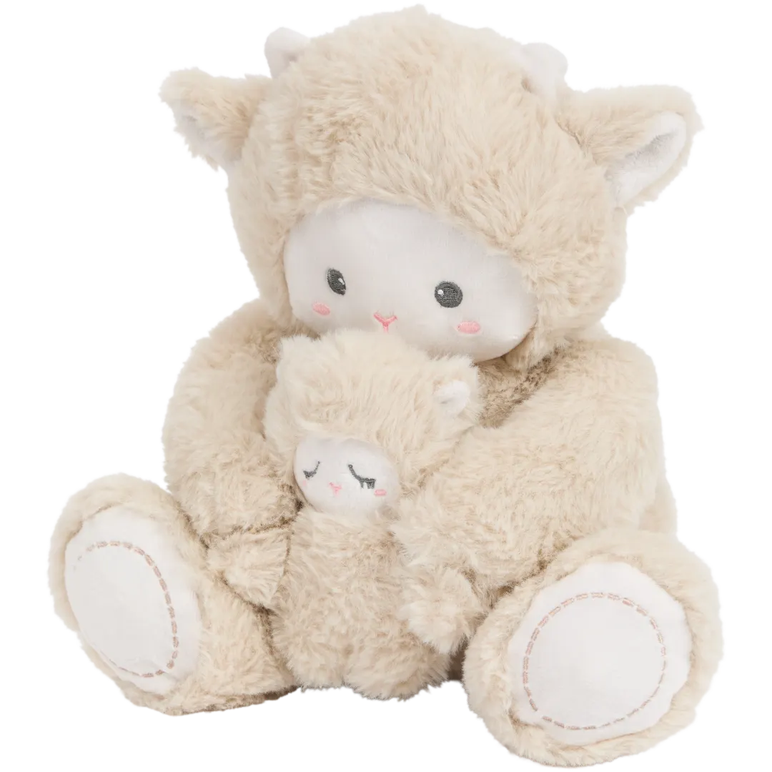 Doudou en peluche avec bébé
