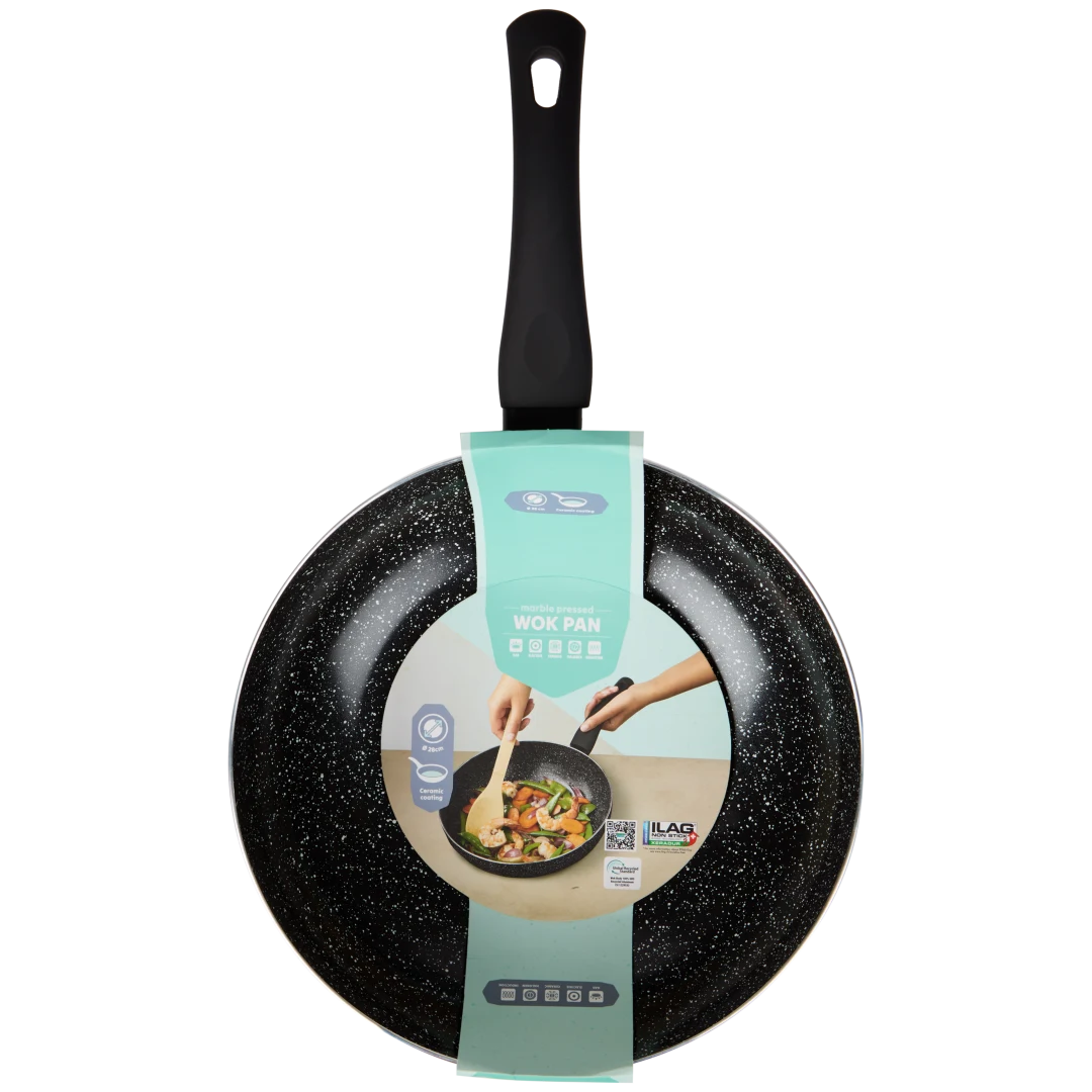 Ceramic Marble Wok 3