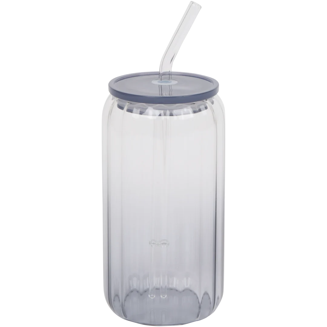 Vaso con pajita