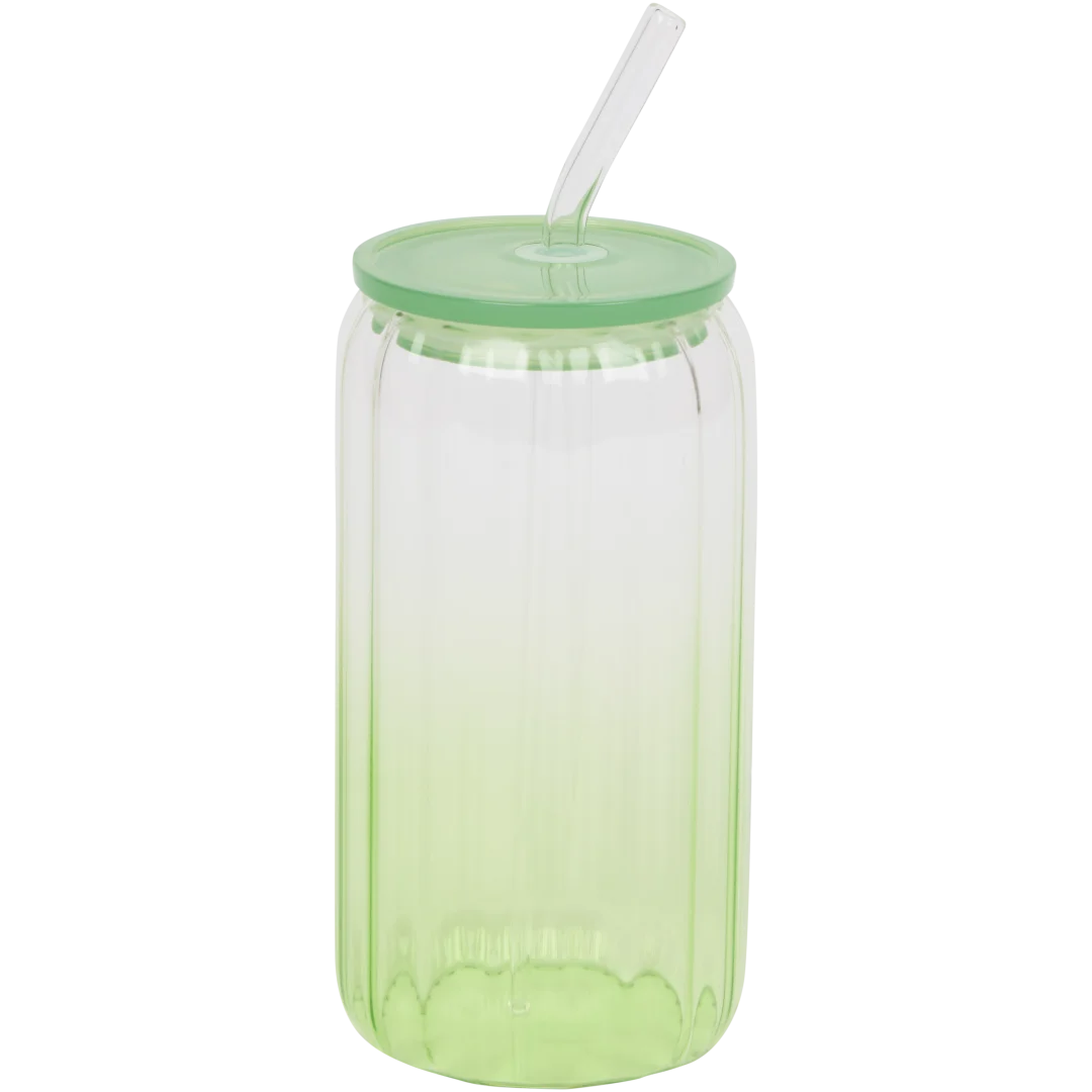 Vaso con pajita