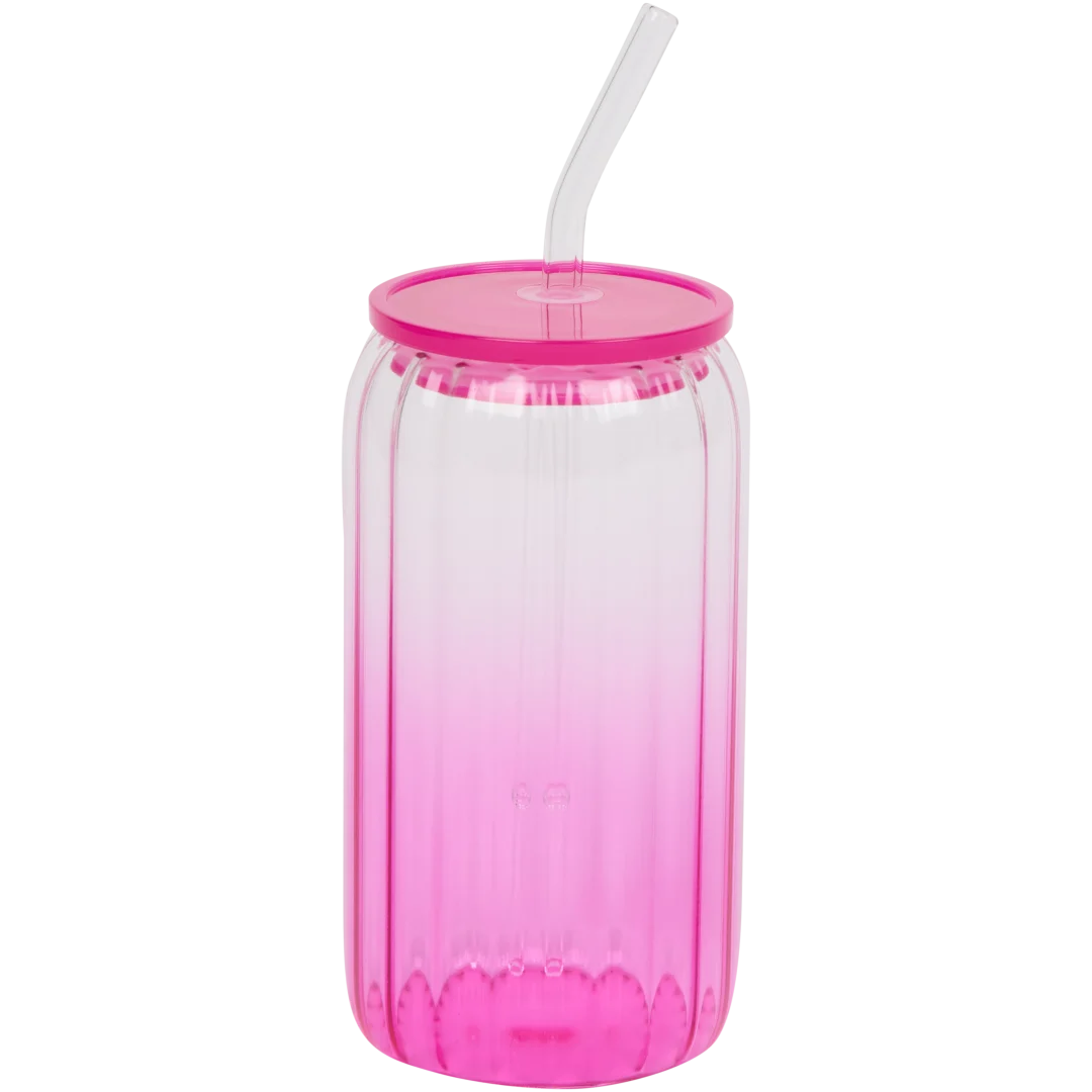 Vaso con pajita