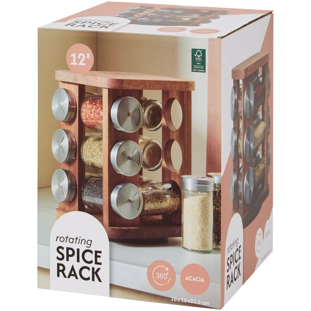 Draaibaar kruidenrek met potjes 3