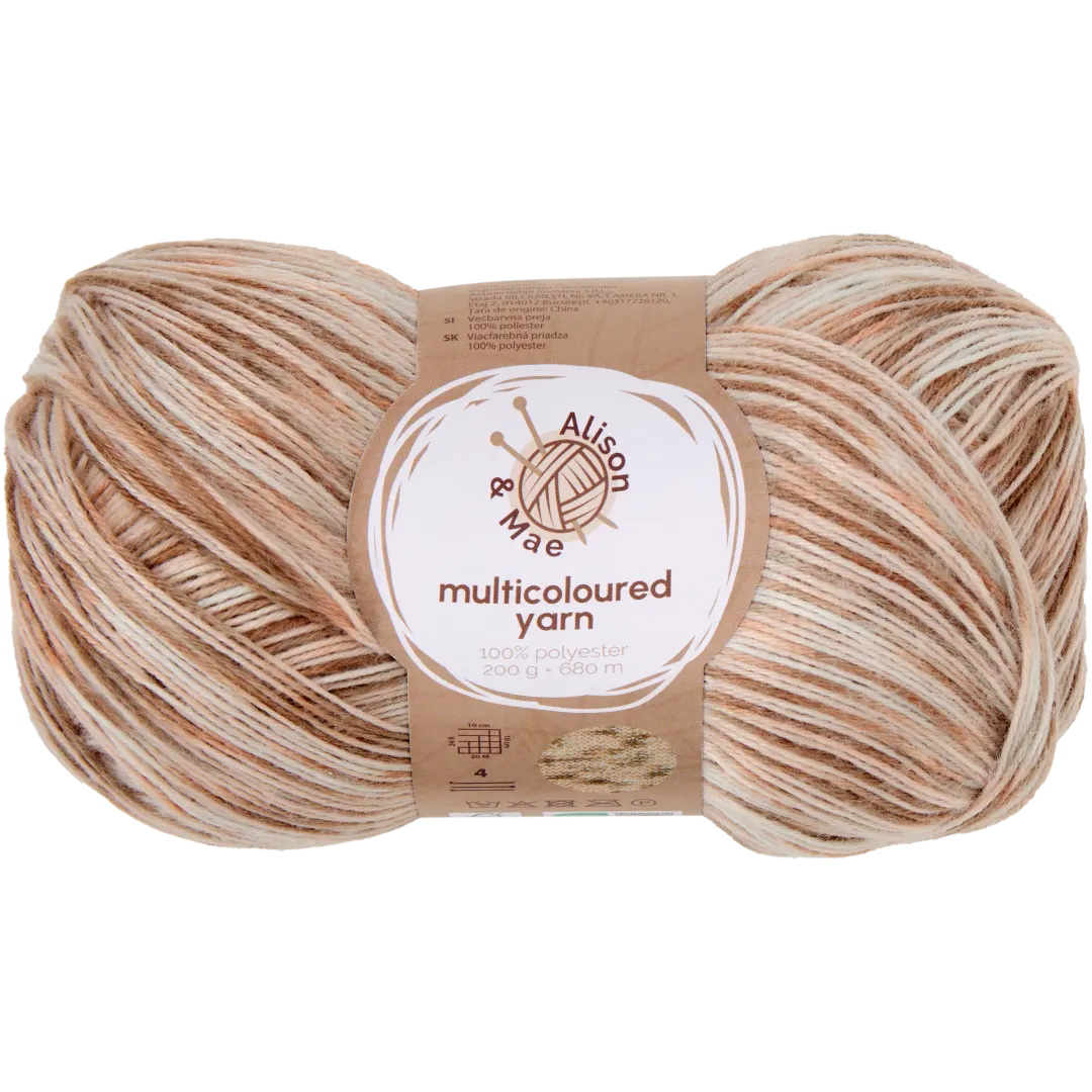 Vícebarevné příze Alison & Mae