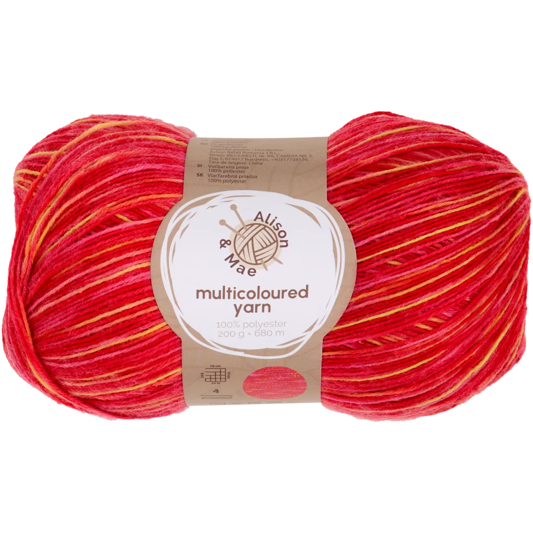 Vícebarevné příze Alison & Mae