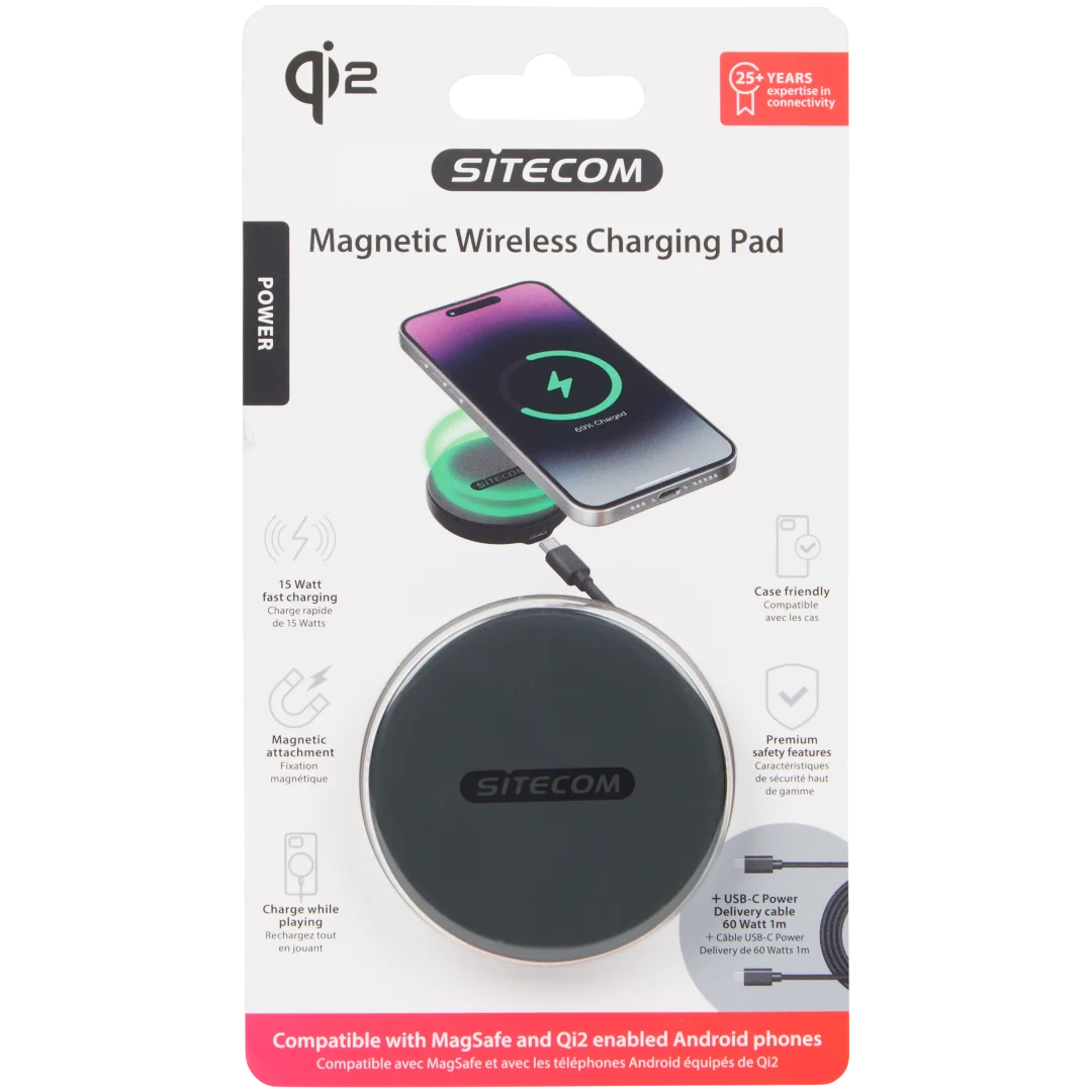 Sitecom draadloze magnetische oplader 2