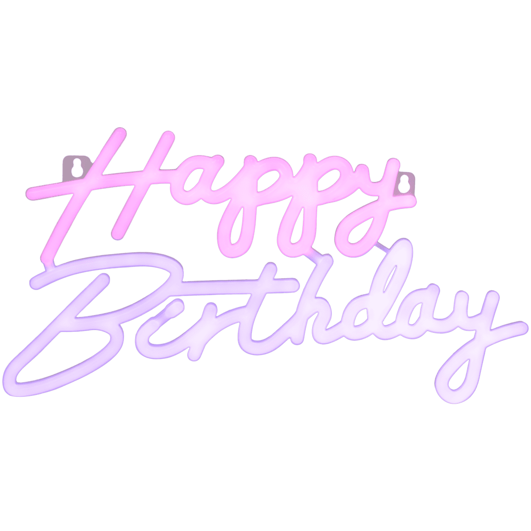 Neonlamp Happy Birthday 4