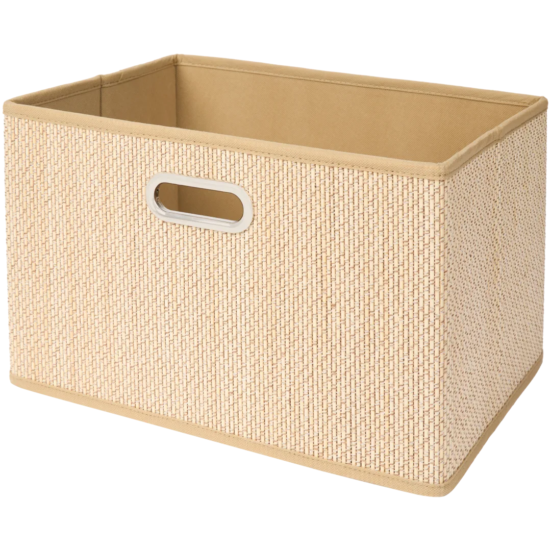 Caja de bambú plegable