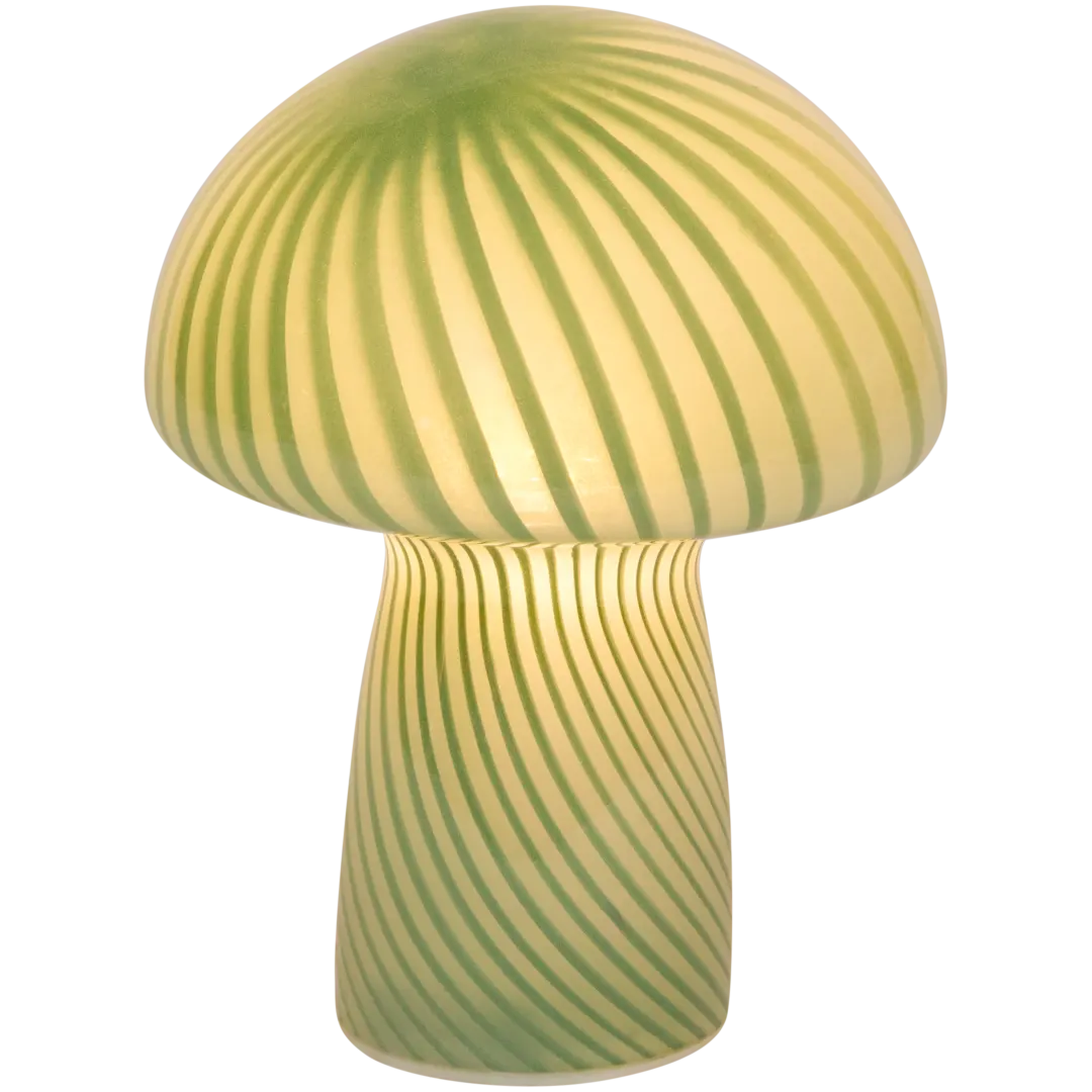 Lampe champignon en verre 2