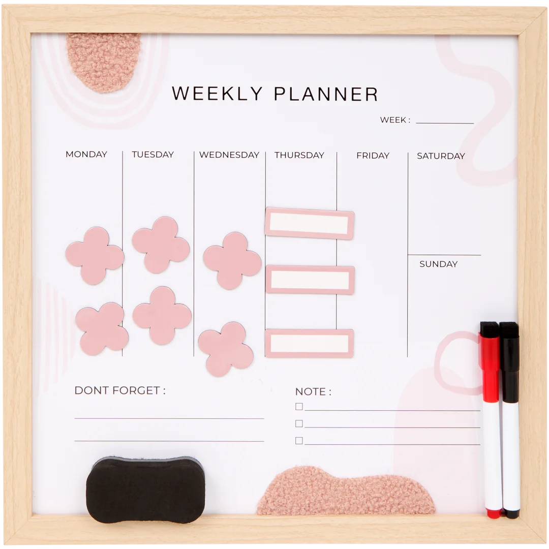 Magnetisch weekplannerbord