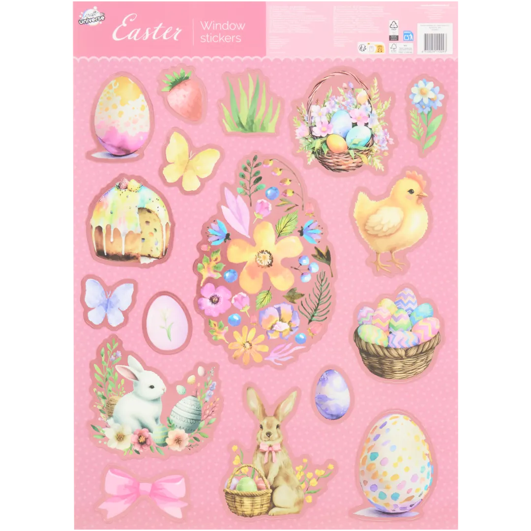 Autocollants de Pâques pour vitre