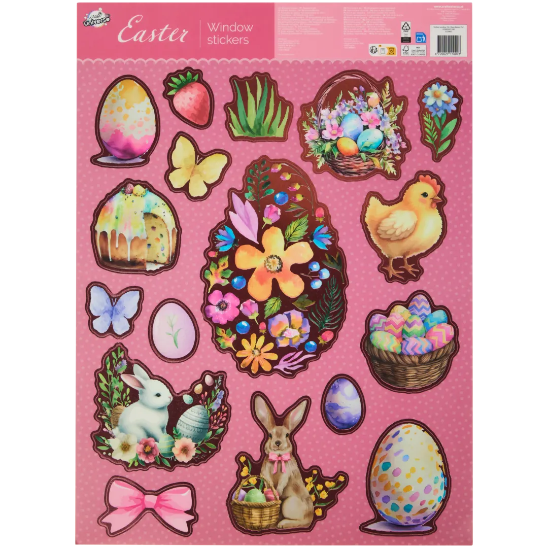 Pasen raamstickers 2