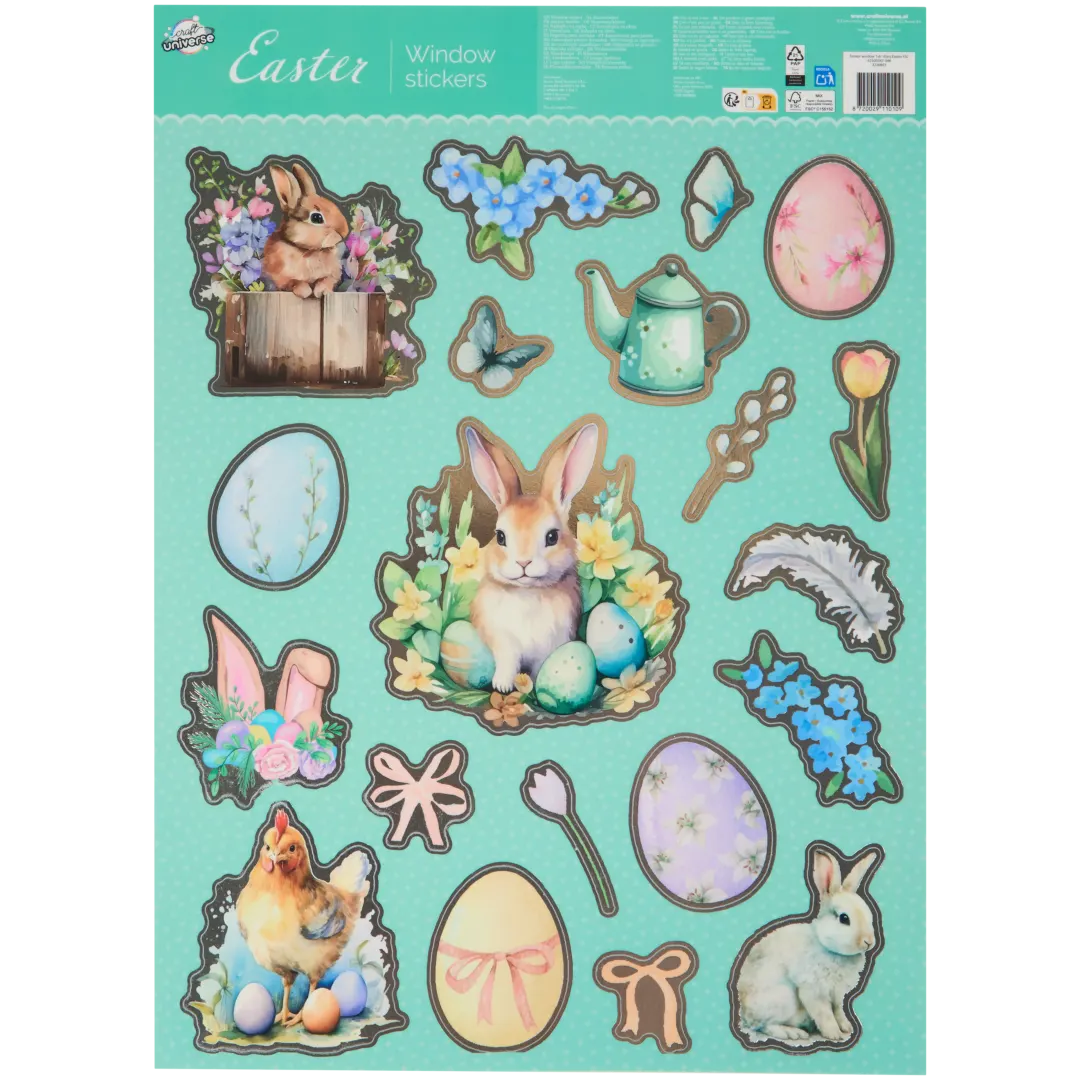 Pasen raamstickers 4