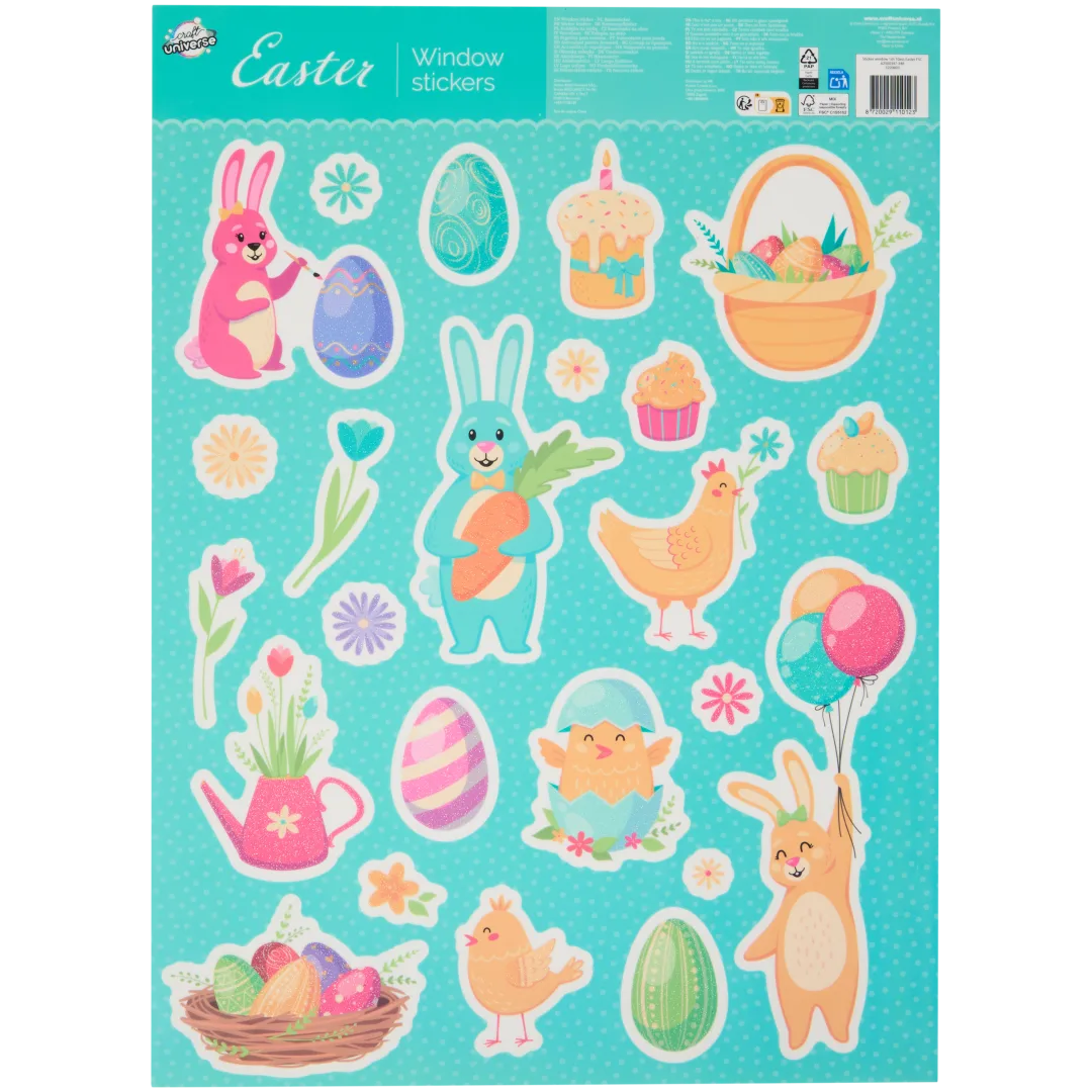 Pasen raamstickers 7