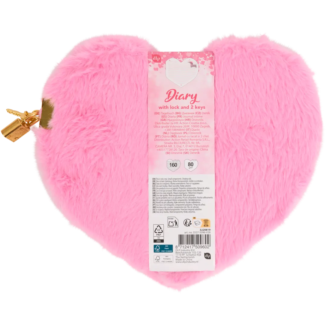 Herzförmiges Tagebuch 1