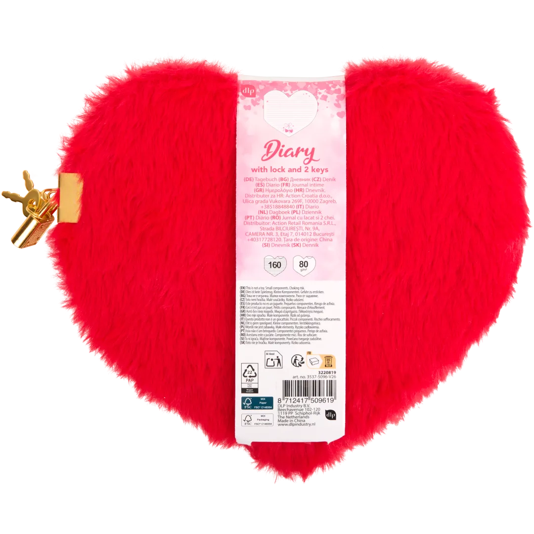 Herzförmiges Tagebuch 3