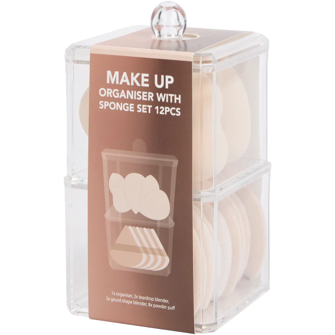 Organizer con spugnette per make-up 3