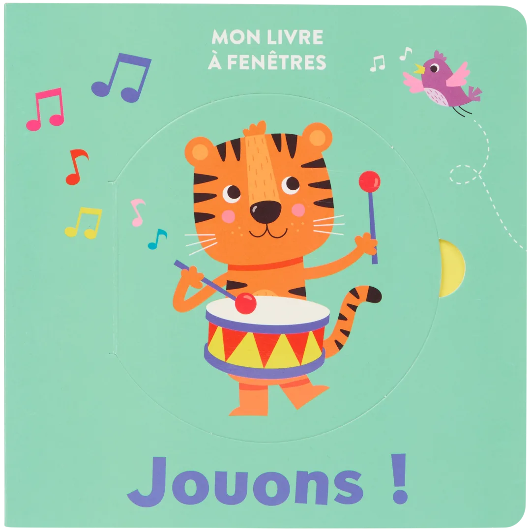 Livre pour enfants avec fenêtres coulissantes 3