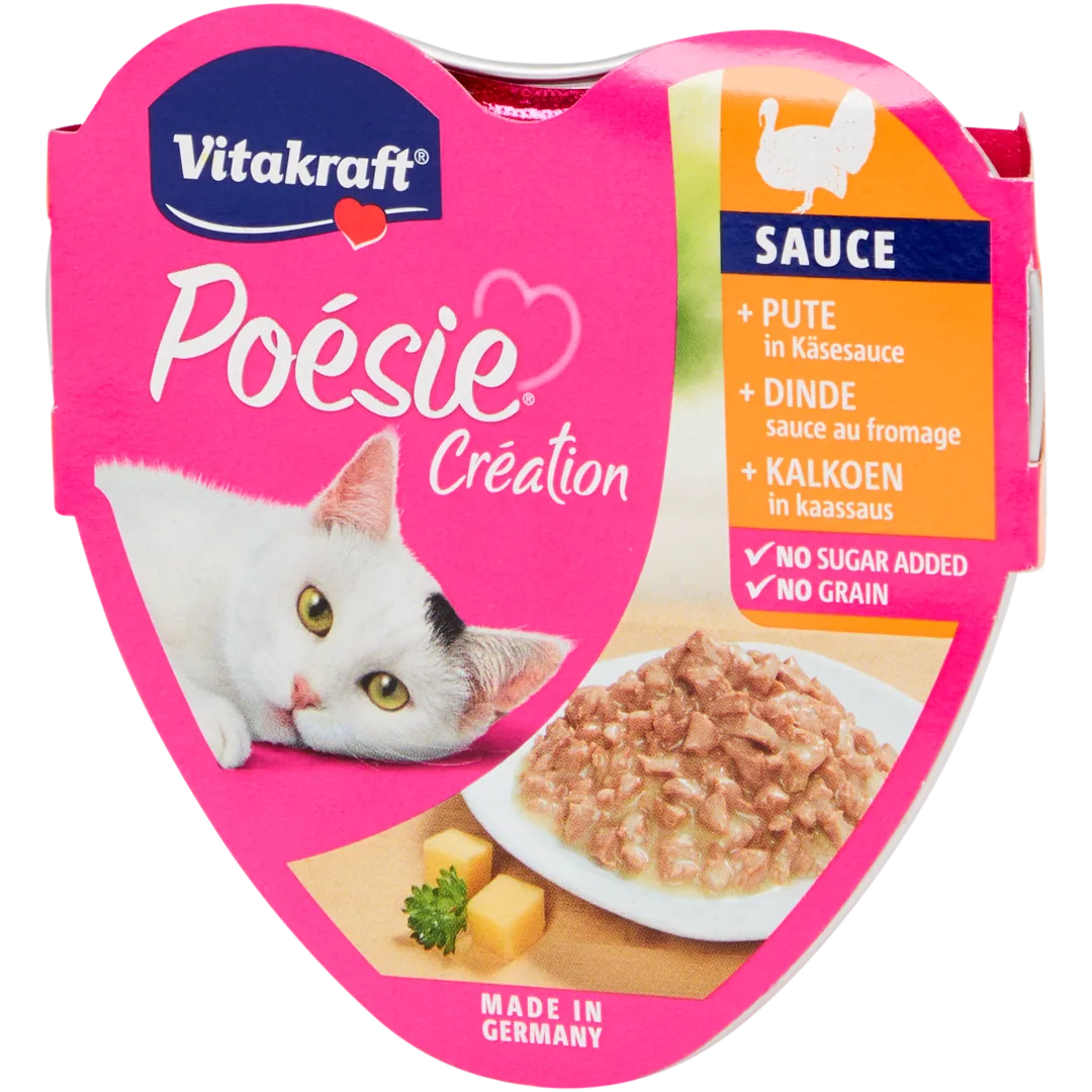 Nourriture pour chats Vitakraft Poésie Création Dinde & Fromage