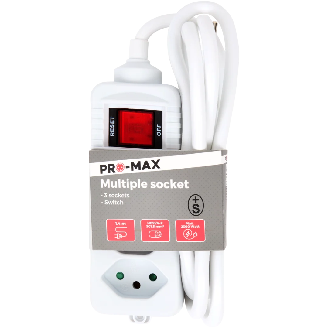 Pro-max Mehrfachsteckdose 2