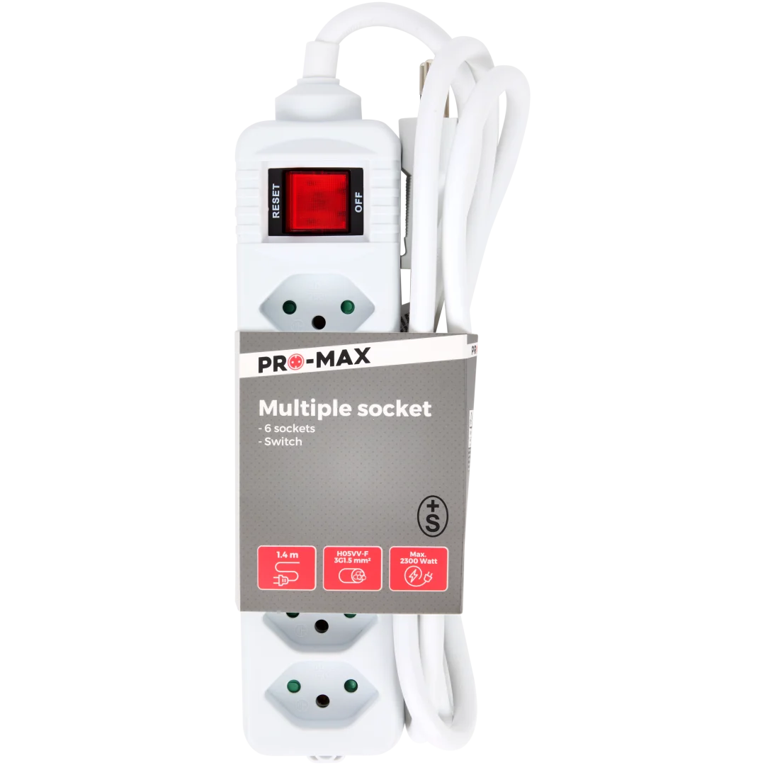 Pro-max Mehrfachsteckdose
