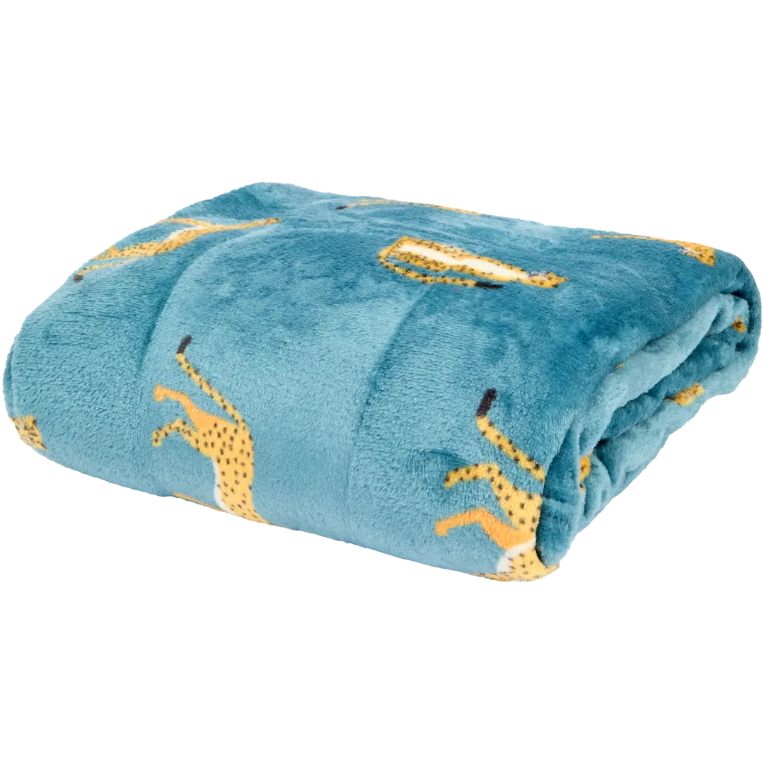 Plaid met dierenprint