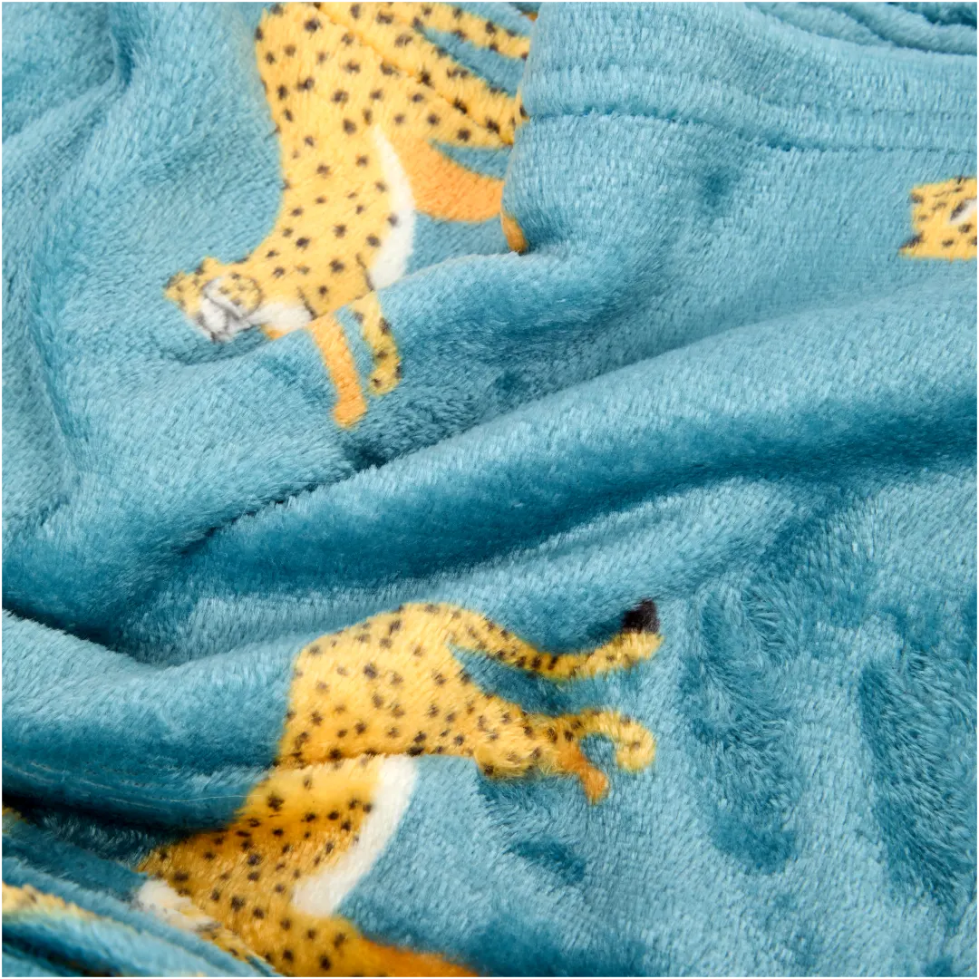 Plaid met dierenprint