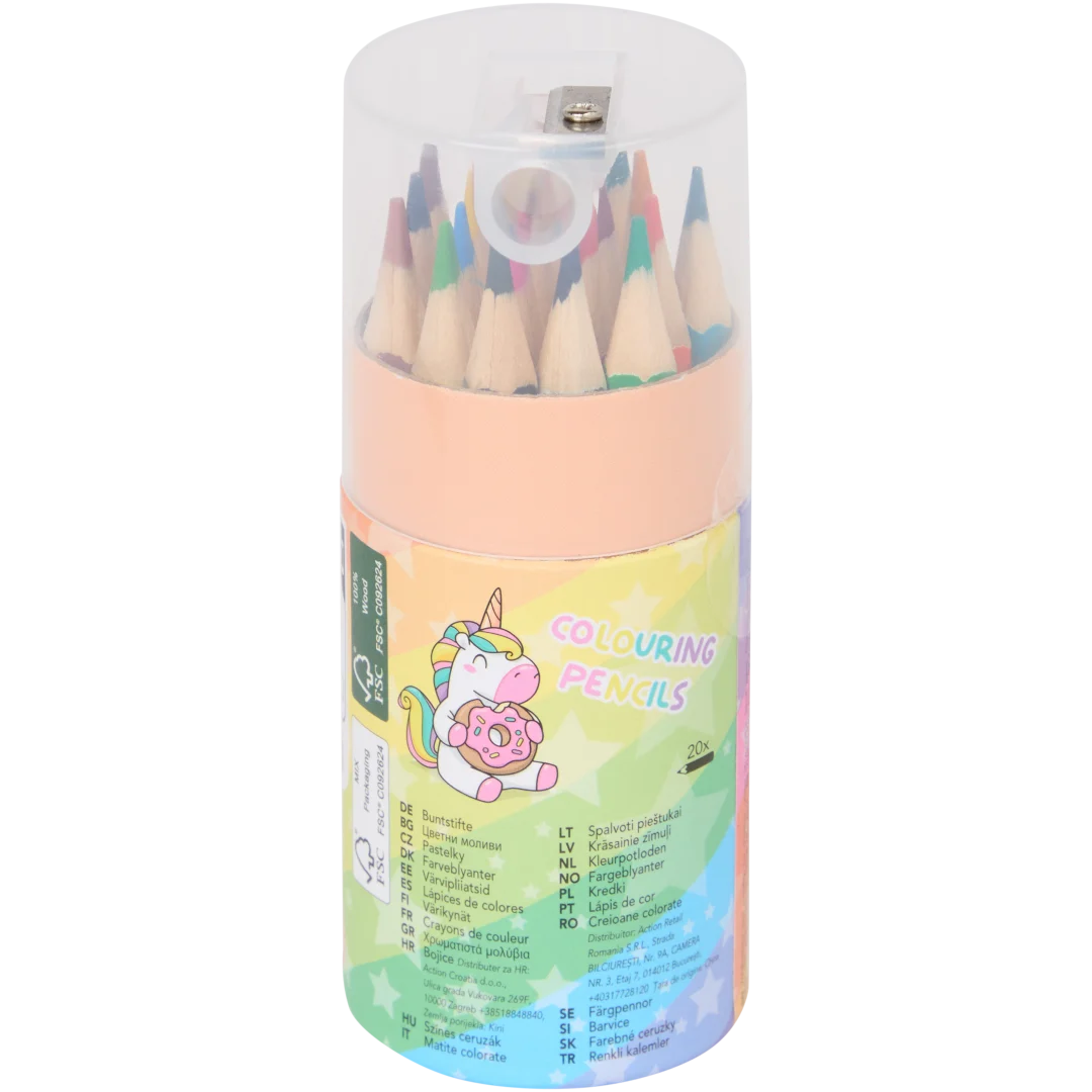 Mini-creioane colorate