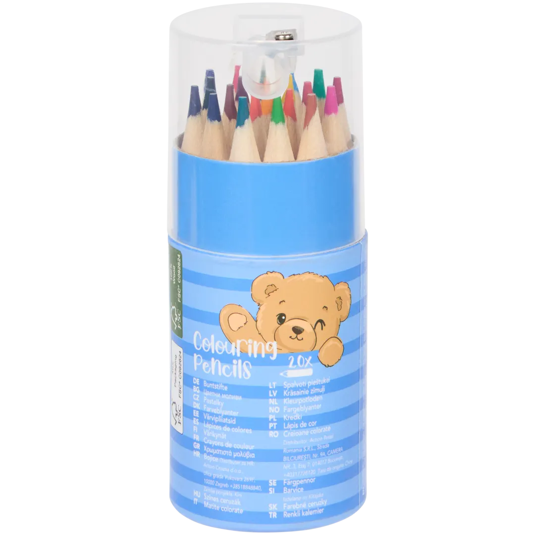 Kinder kleurpotloden met slijper