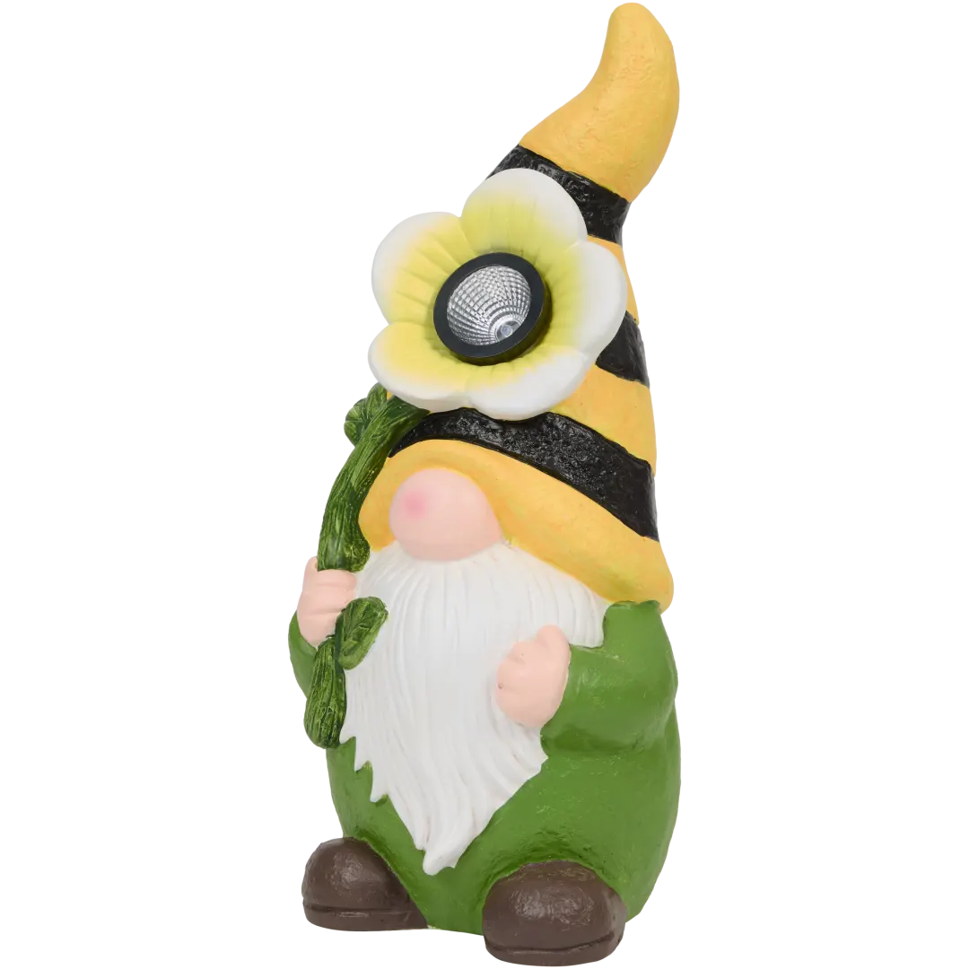 Gnomo da giardino a energia solare 1