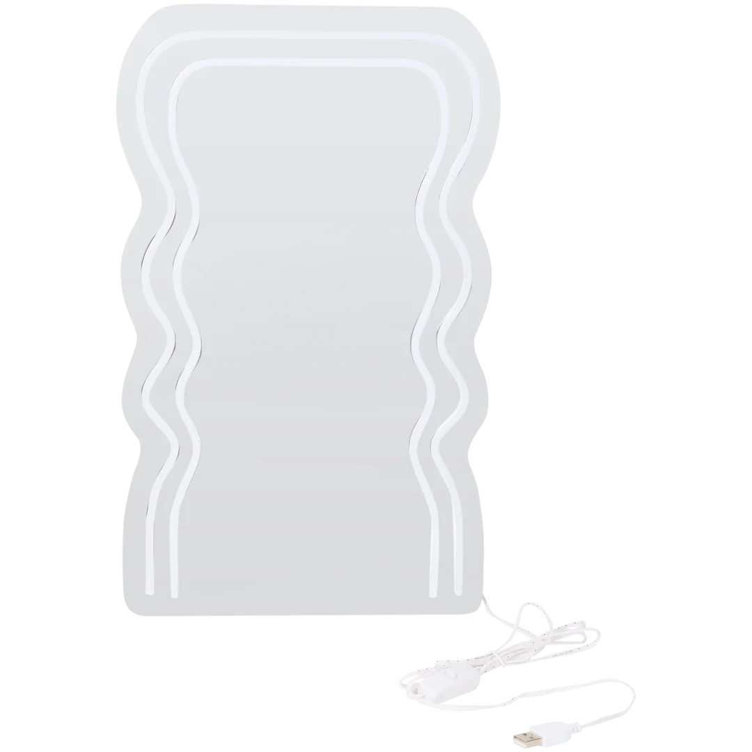 Spiegel mit Neonbeleuchtung 1