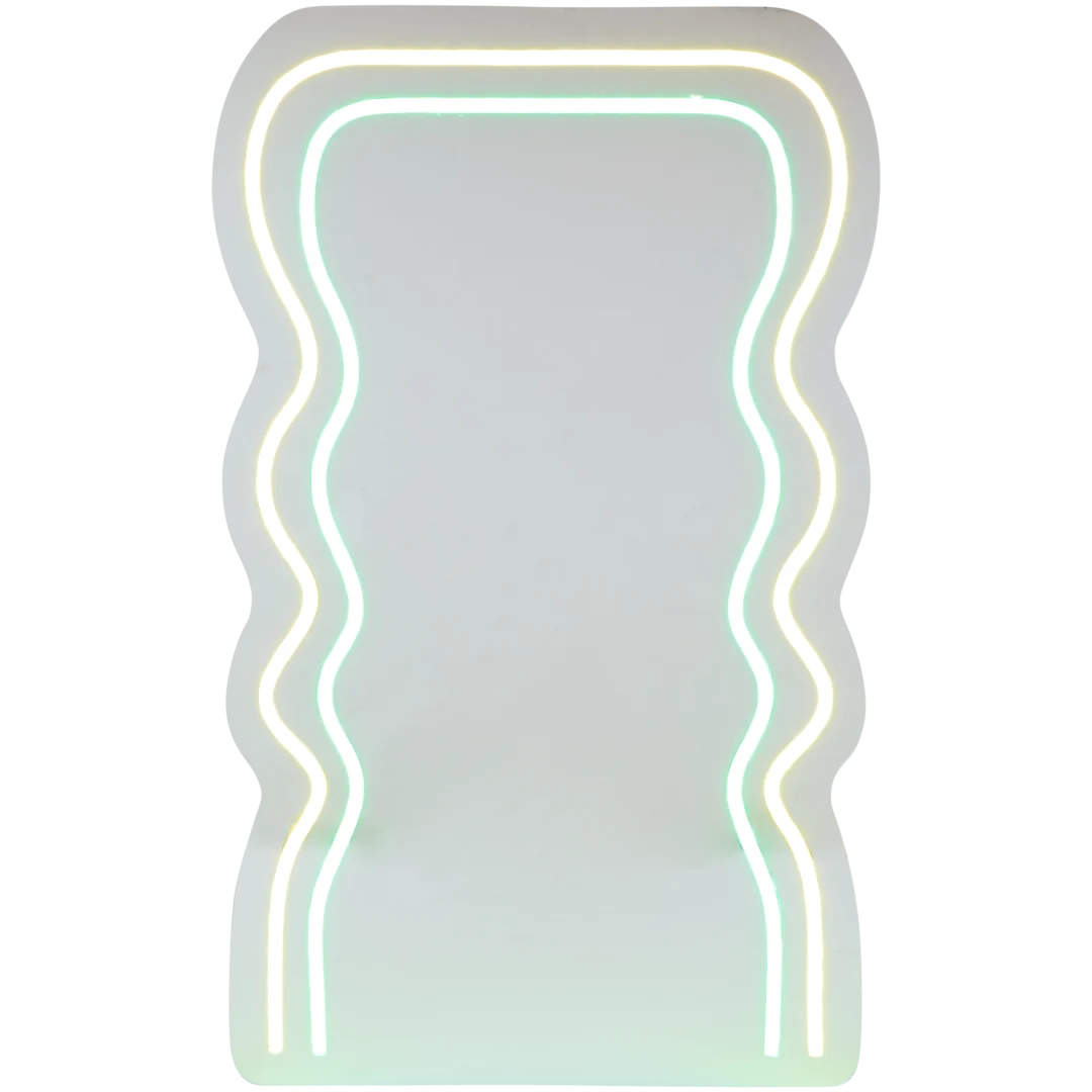 Espelho LED néon