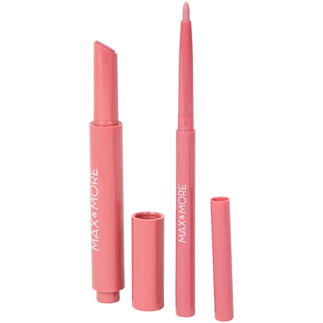 Kit matita e balsamo labbra Max & More 3