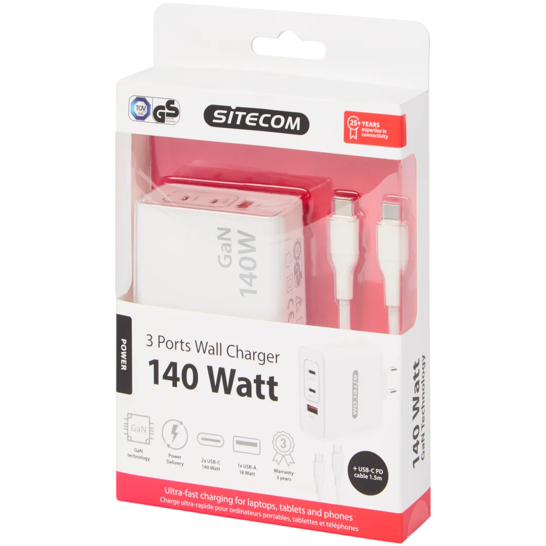 Carregador de parede USB Sitecom 3