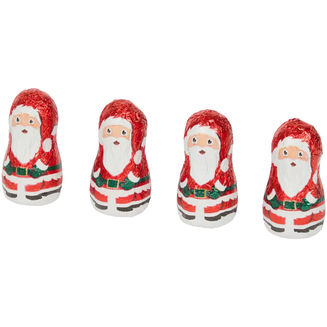 Weihnachtsfiguren aus Schokolade