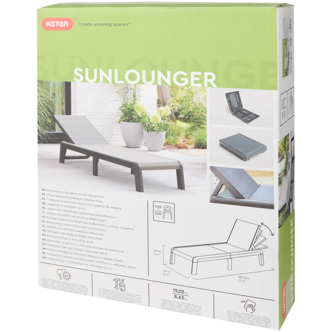 Transat de jardin Keter