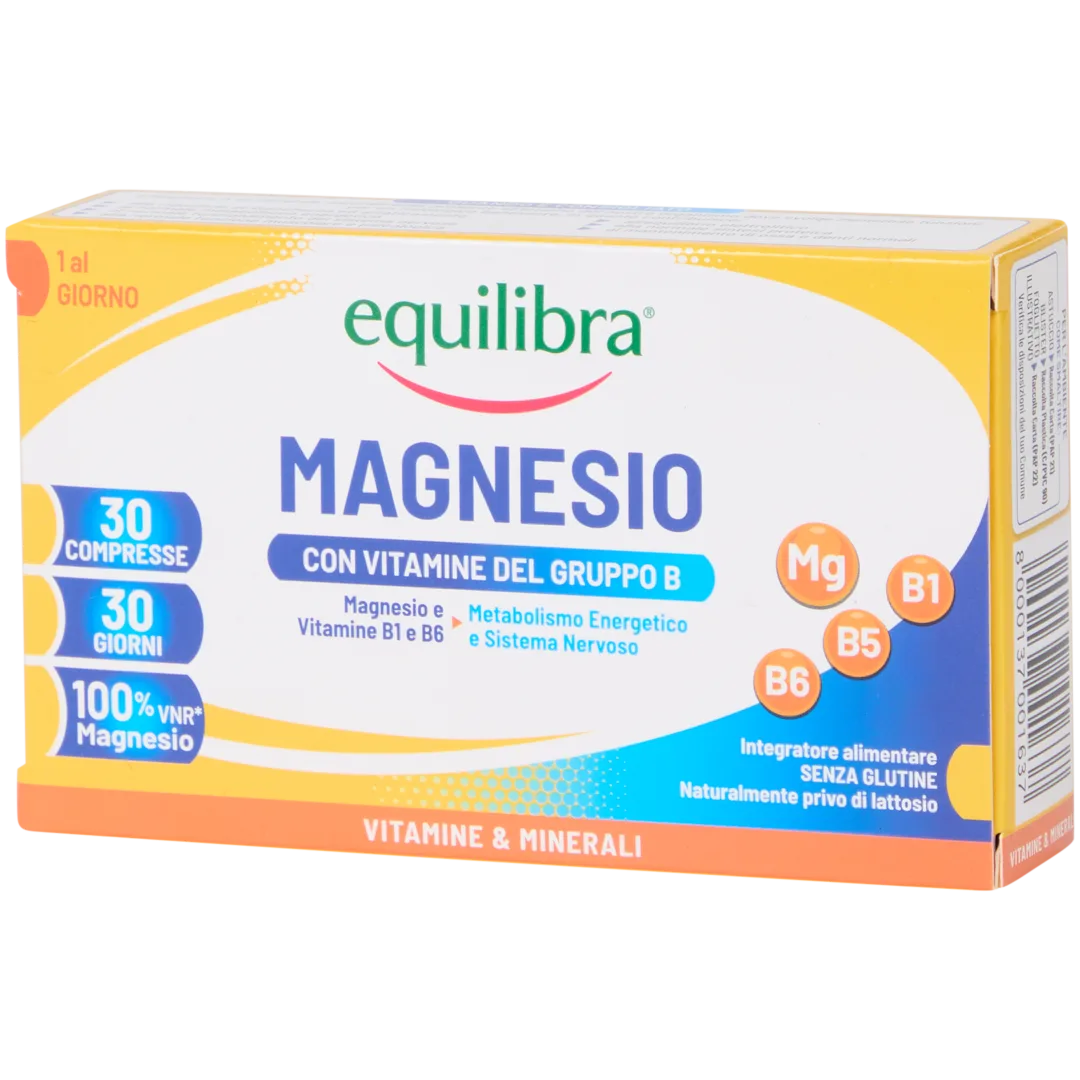 Compresse di magnesio e vitamine B Equilibra 1