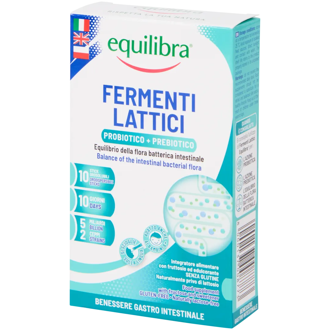 Stick probiotici + prebiotici Equilibra Fermenti Lattici