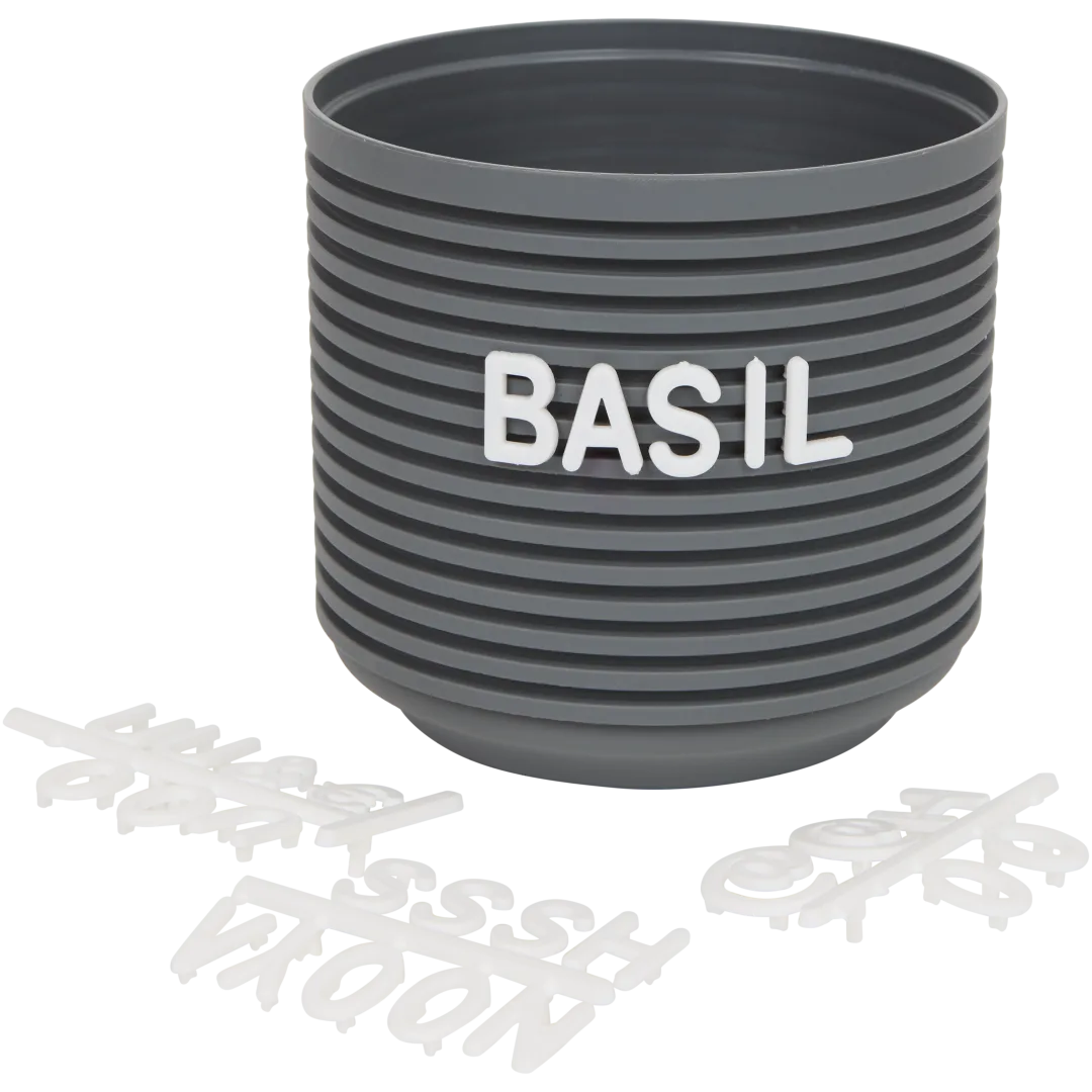 Cache-pot avec lettres 1