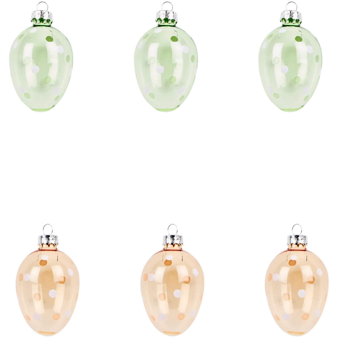 Suspensions de Pâques en verre 2