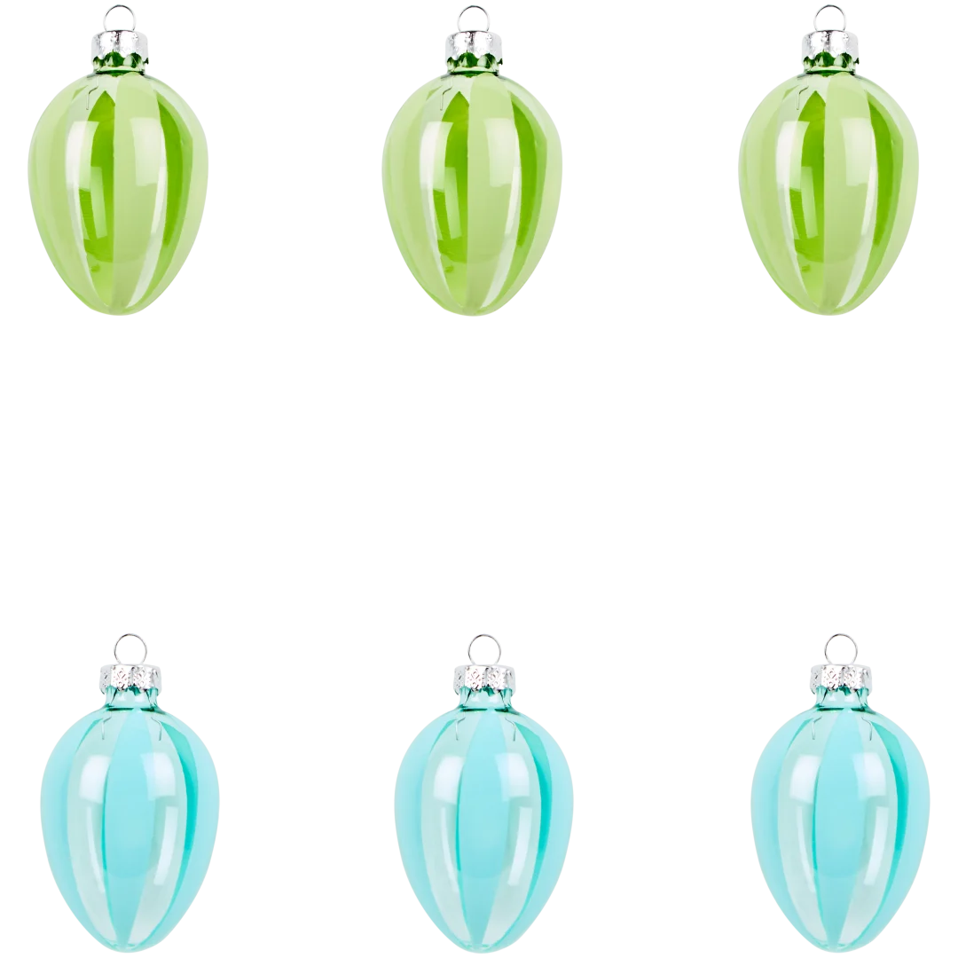 Suspensions de Pâques en verre 3