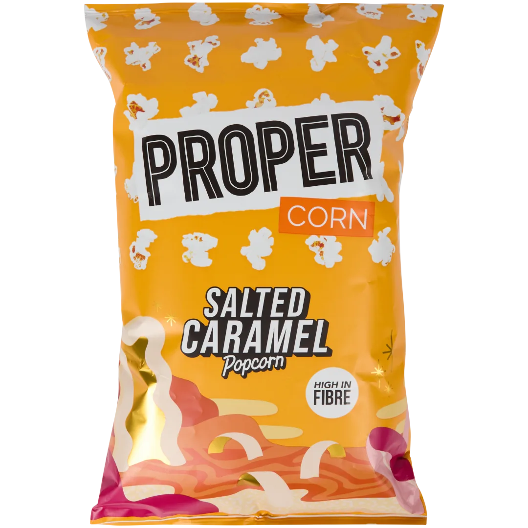 Proper Crisps Salted Caramel Popcorn